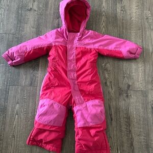 L.L. Bean Pink Cold Buster Snowsuit 12-18mo